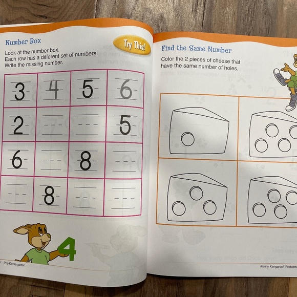 New "Problem Solving" Pre-K Math Workbook - Picture 4 of 6